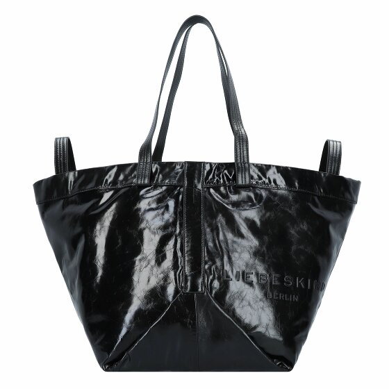 Liebeskind Elvira Shopper Bag Skórzany 28 cm black