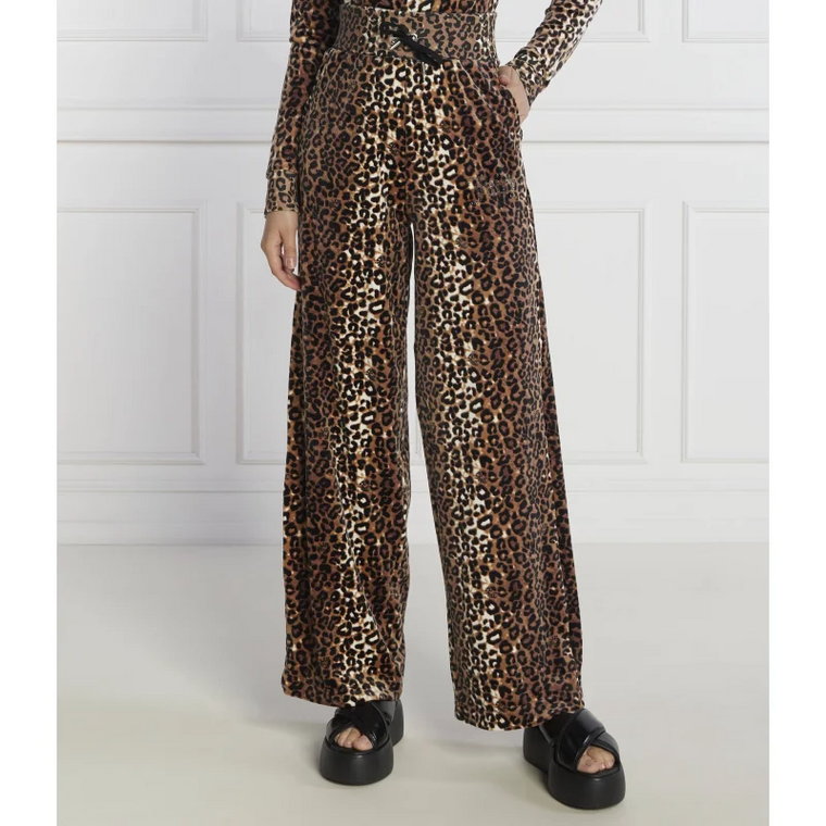 Juicy Couture Spodnie dresowe BEXLEY LEOPARD | Palazzo