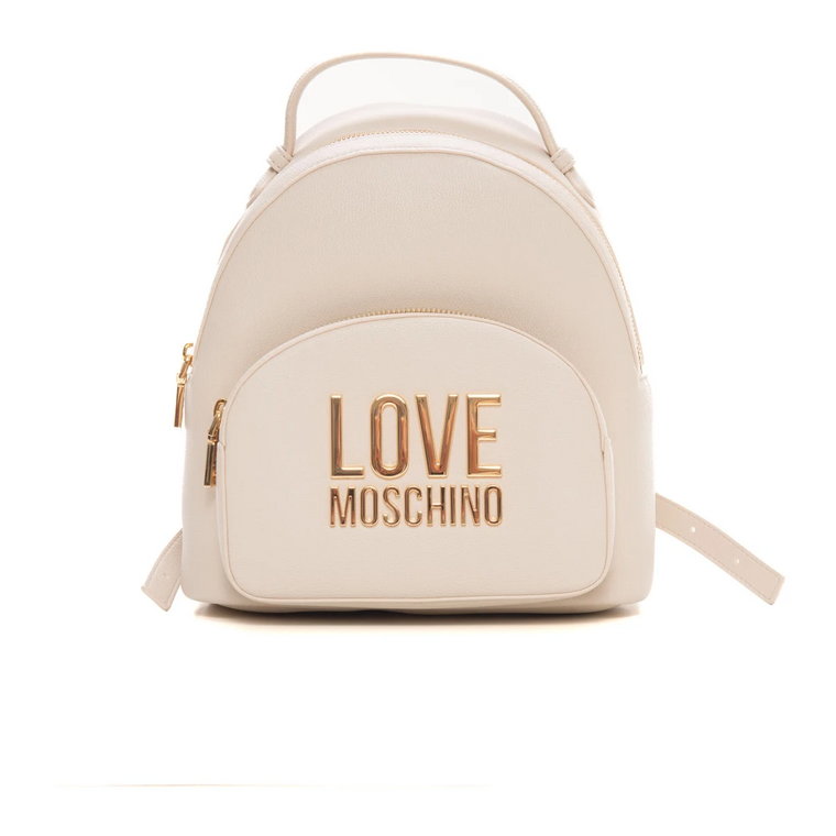 Średni Plecak z Regulowanymi Paskami Love Moschino