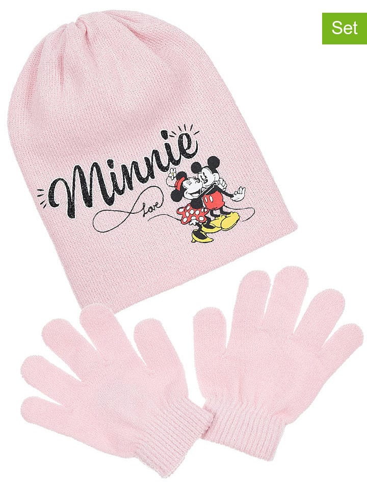 Disney Minnie Mouse 2-częściowy zestaw "Myszka Minnie" w kolorze jasnoróżowym