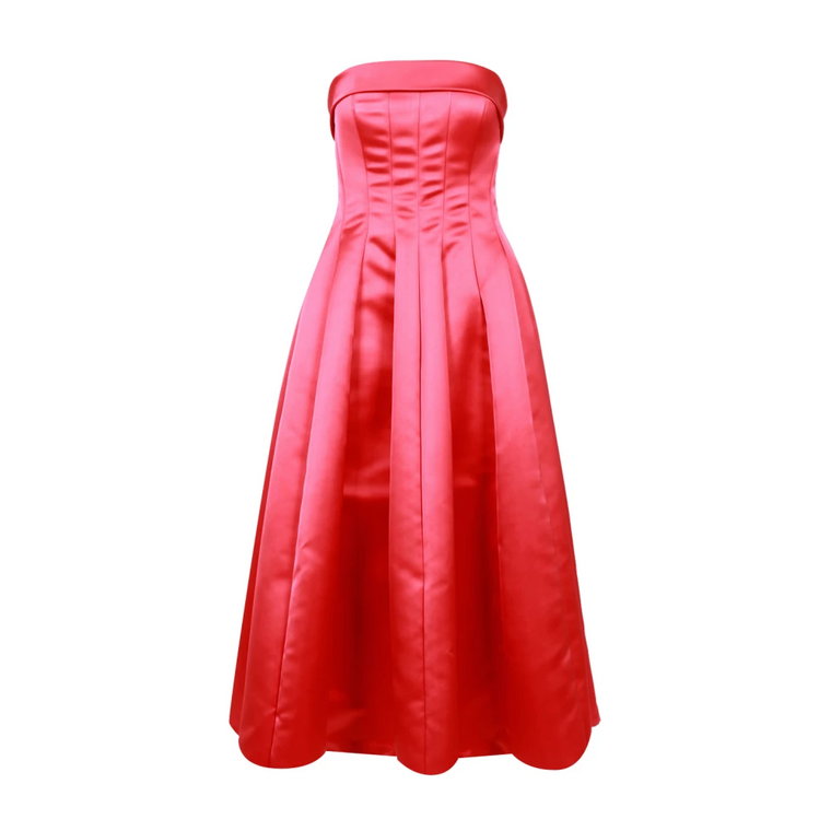 Romantyczna satynowa sukienka w stylu oplotu Philosophy di Lorenzo Serafini