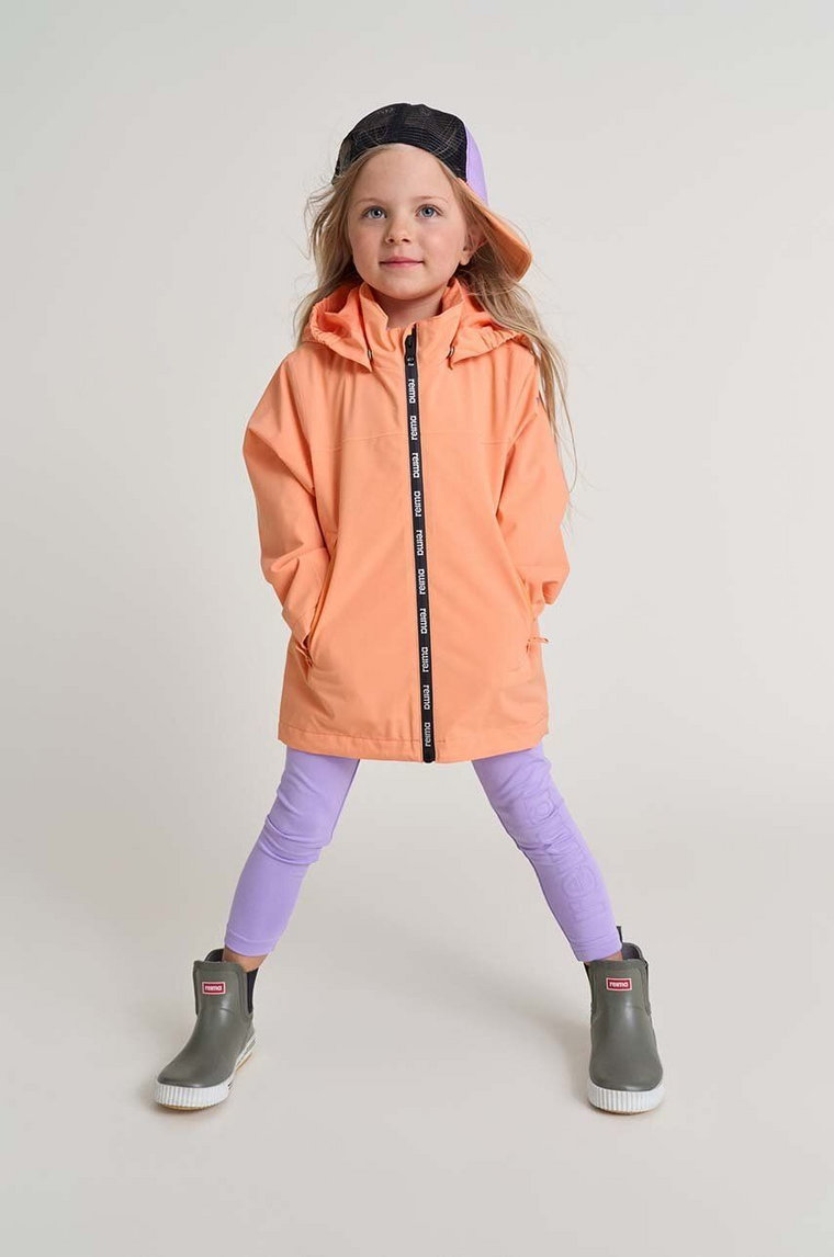Reima kurtka dziecięca kolor pomarańczowy