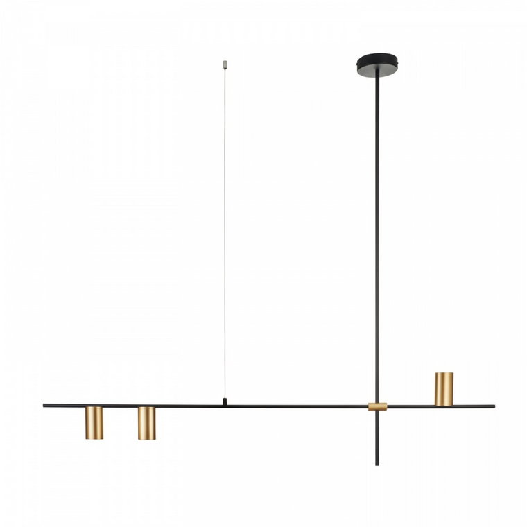 Lampa wisząca lungo czarno złota 135 cm kod: ST-10047P-3