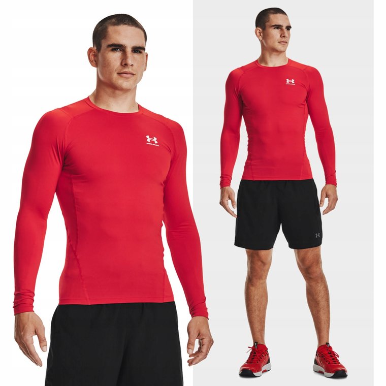 Koszulka Męska Under Armour Termoaktywna Długi Rękaw Longsleeve 1361524-600