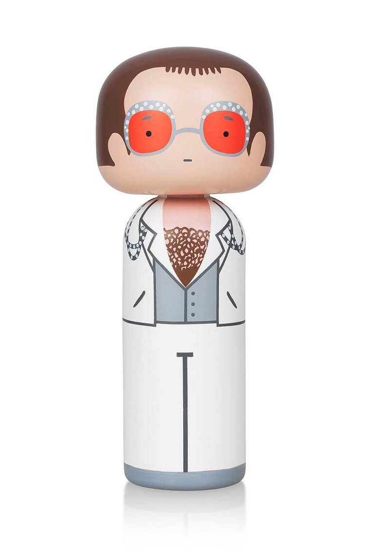 Lucie Kaas lalka kokeshi Elton In White