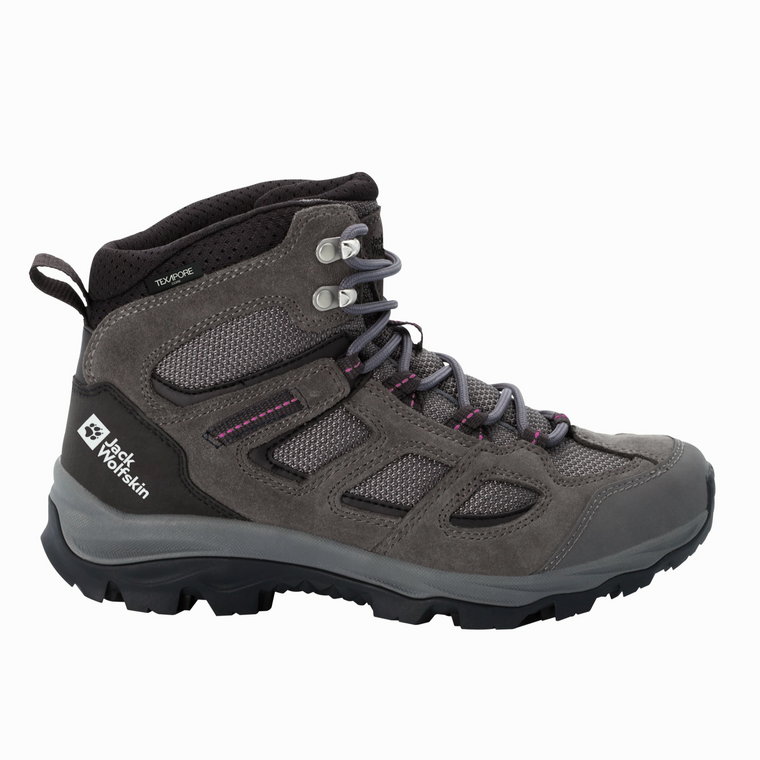 Buty damskie górskie Jack Wolfskin VOJO 3 TEXAPORE MID W tarmac grey / pink - 35,5