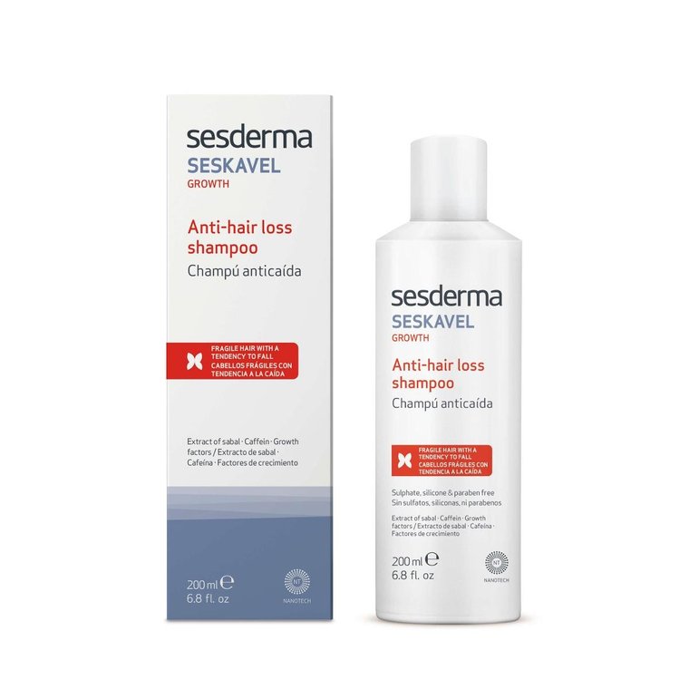 Sesderma, Seskavel Growth, szampon przeciw wypadaniu włosów, 200 ml