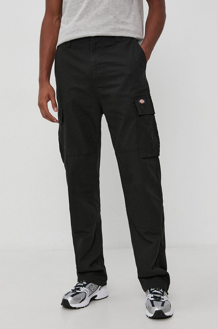 Dickies Spodnie męskie kolor czarny proste
