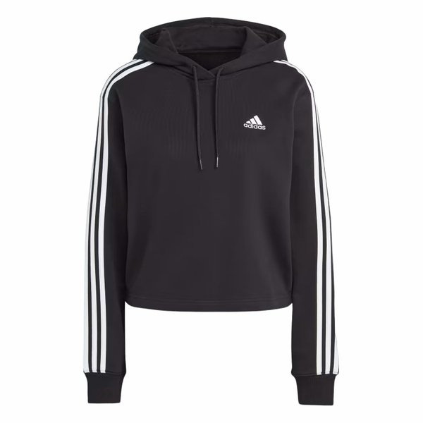 Bluza damska Essentials 3-Stripes French Terry Crop Hoodie Adidas