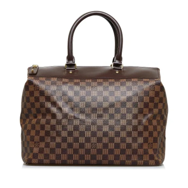 Brązowa torba podróżna Damier Ebene Greenwich PM Louis Vuitton Vintage