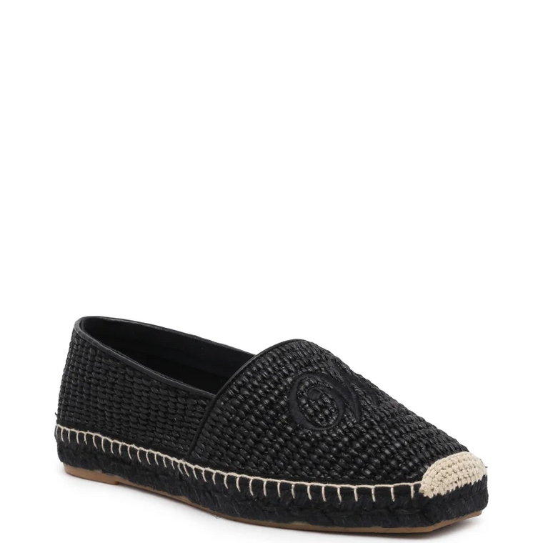 Weekend MaxMara Espadryle SELLA | z dodatkiem skóry