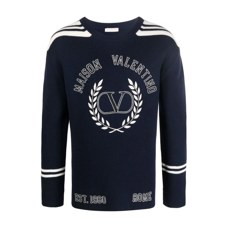 Sweter z Haftowanym Logo Valentino Garavani
