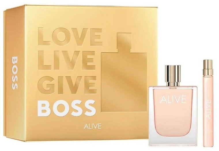 Zestaw damski Hugo Boss Alive Woda perfumowana damska 80 ml + Woda perfumowana damska 10 ml (3616303457860). Perfumy damskie