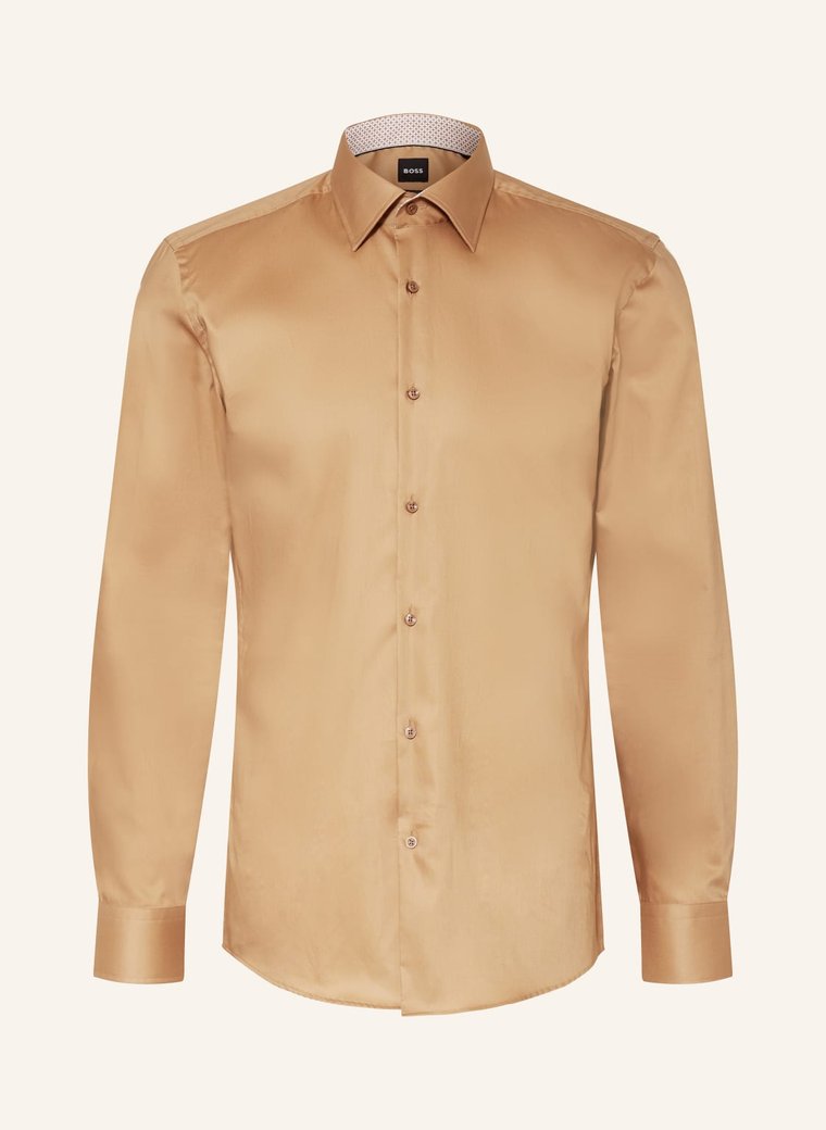 Boss Koszula Hank Slim Fit beige