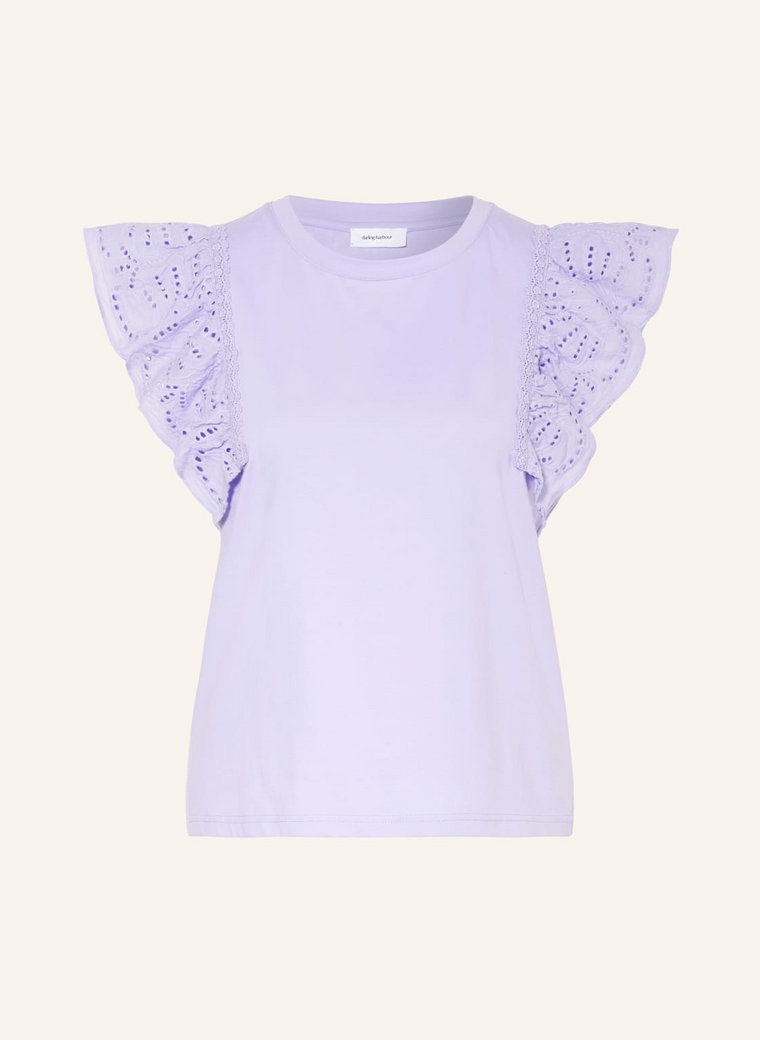 Darling Harbour T-Shirt Z Mieszanki Materiałów lila