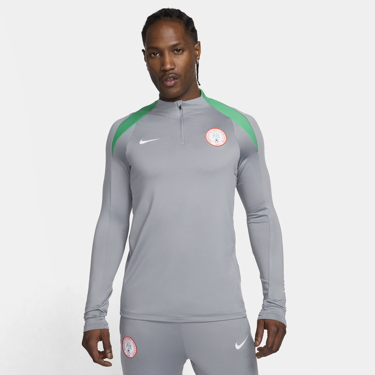 Męska treningowa koszulka piłkarska Nike Dri-FIT Nigeria Strike - Szary