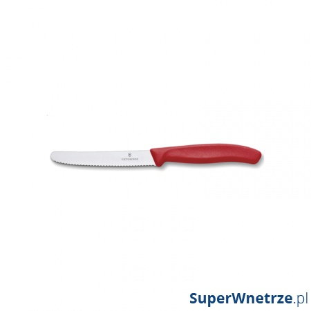Nóż do pomidorów 11 cm Victorinox czerwony kod: 6.7831