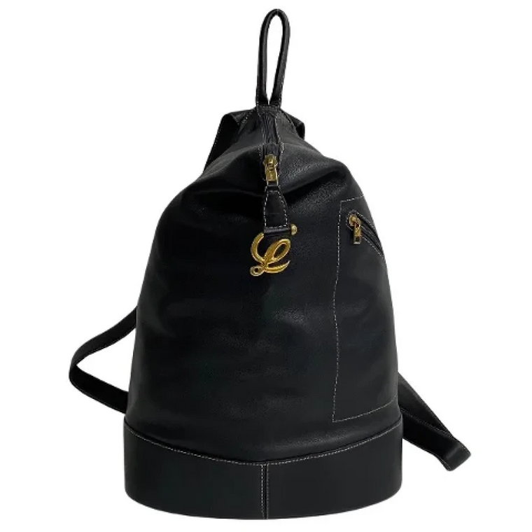 Pre-owned Leather backpacks Loewe Pre-owned