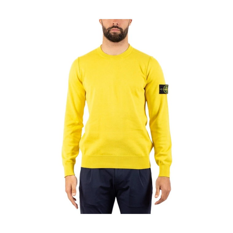 Sweter z Okrągłym Dekoltem Stone Island