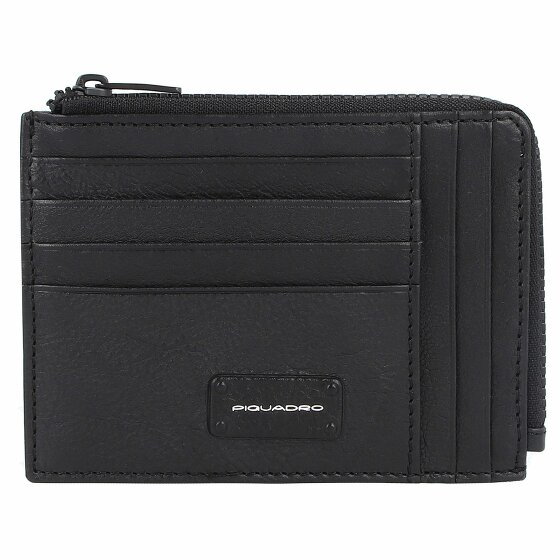 Piquadro Harper Credit Card Case Leather 13 cm black