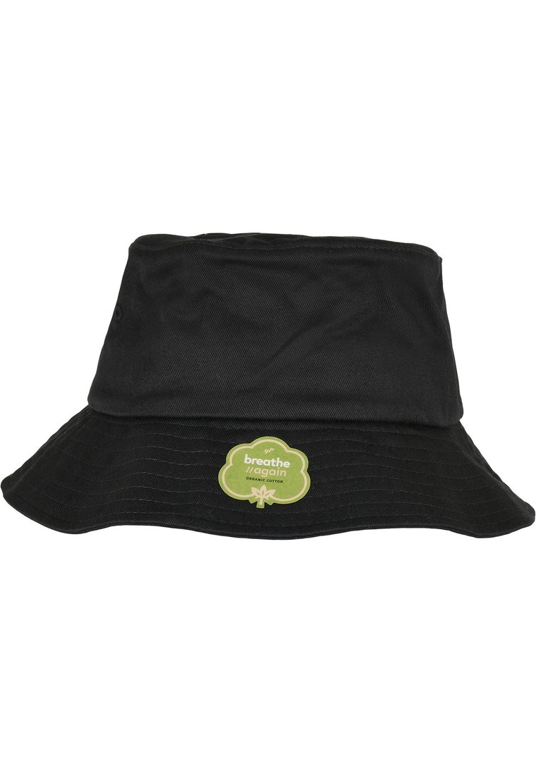 Czapka Z Daszkiem  Bucket Hat Czarna Flexfit 5003OC Cotton