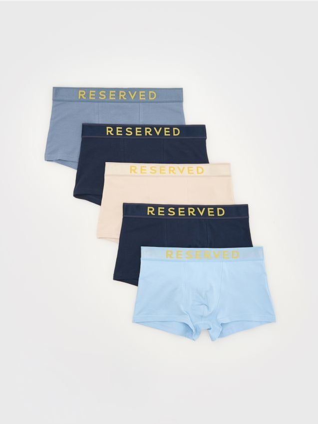 Reserved - 5 pack bokserek Classic - niebieski