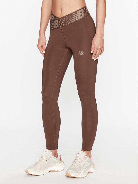 Legginsy damskie New Balance WP21177ZNC – fioletowe