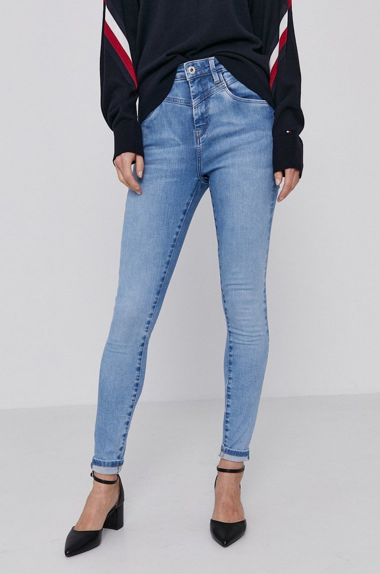 Pepe Jeans Jeansy damskie high waist