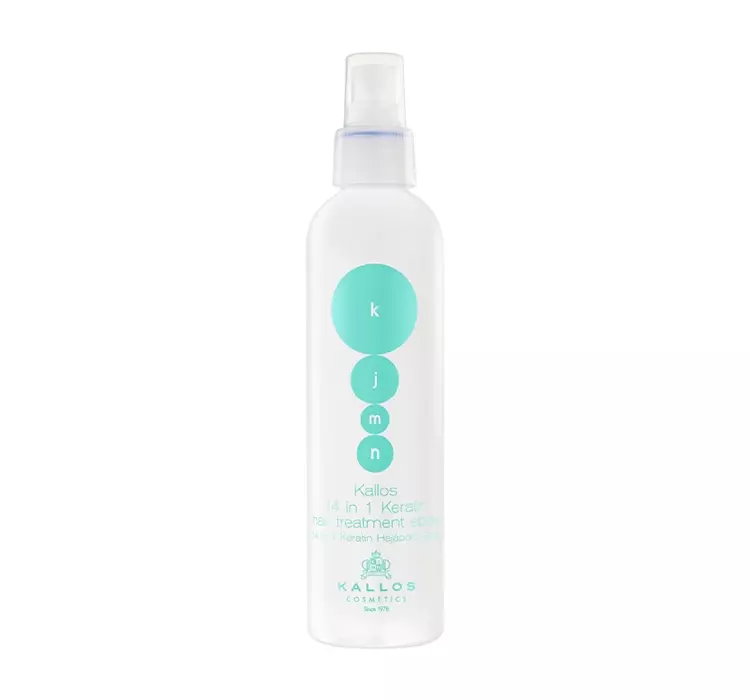 KALLOS KJMN KERATIN PIELĘGNUJĄCY SPRAY DO WŁOSÓW Z KERATYNĄ 14W1 200ML