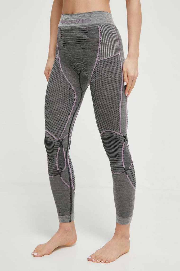 X-Bionic legginsy funkcyjne Merino 4.0 kolor szary