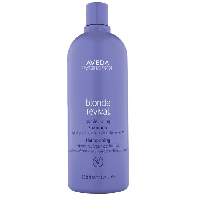 Aveda Blonde Revival Purple Toning Shampoo fioletowy szampon tonujący do włosów blond 1000ml