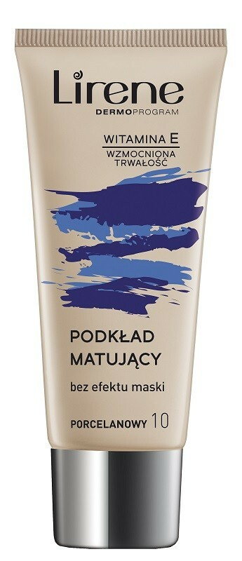 Lirene Dermoprogram Fluid matujący 10 Porcelanowy