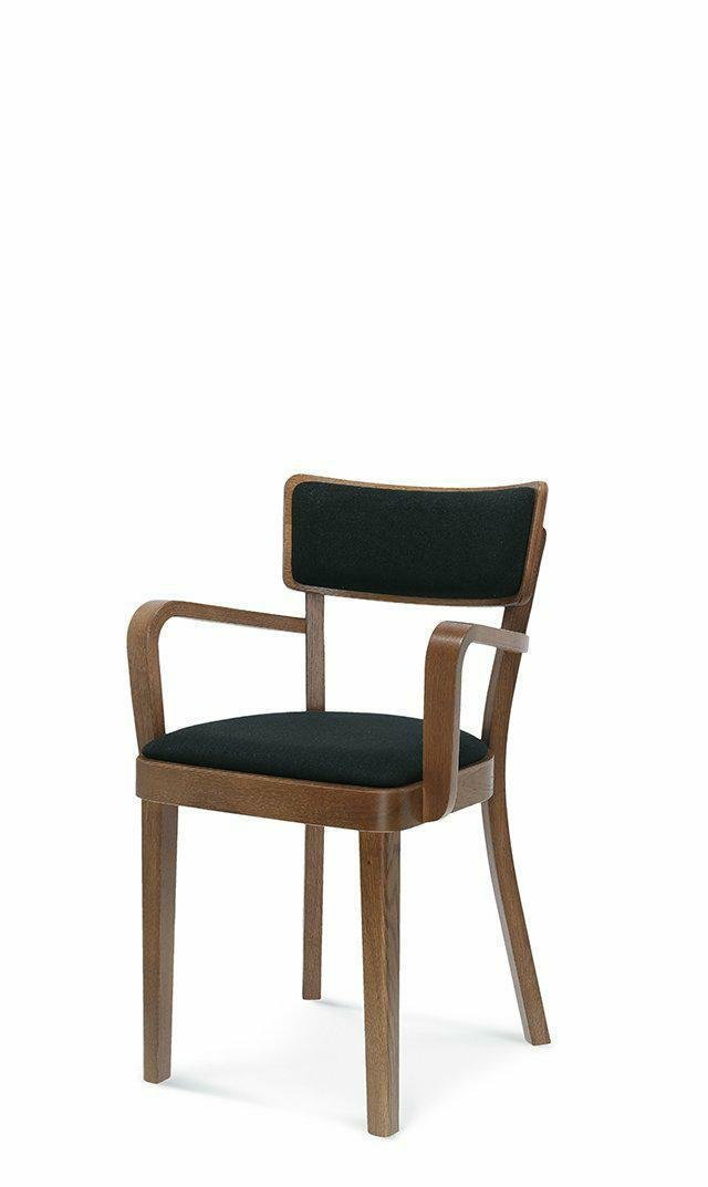 Krzesło z podłokietnikami Fameg Solid B-9449/1 CATL2 dąb standard