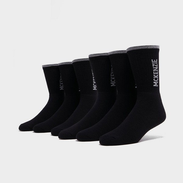 MCKENZIE 6-PACK CREW SOCKS JUNIOR