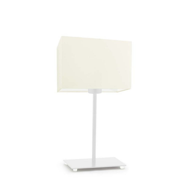 Lampka nocna LYSNE Amalfi, 60 W, E27, ecru/biała, 40x20 cm