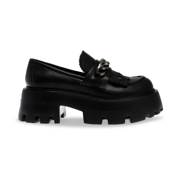 Casual Derby Shoe z Wstążką i Łańcuchem Steve Madden