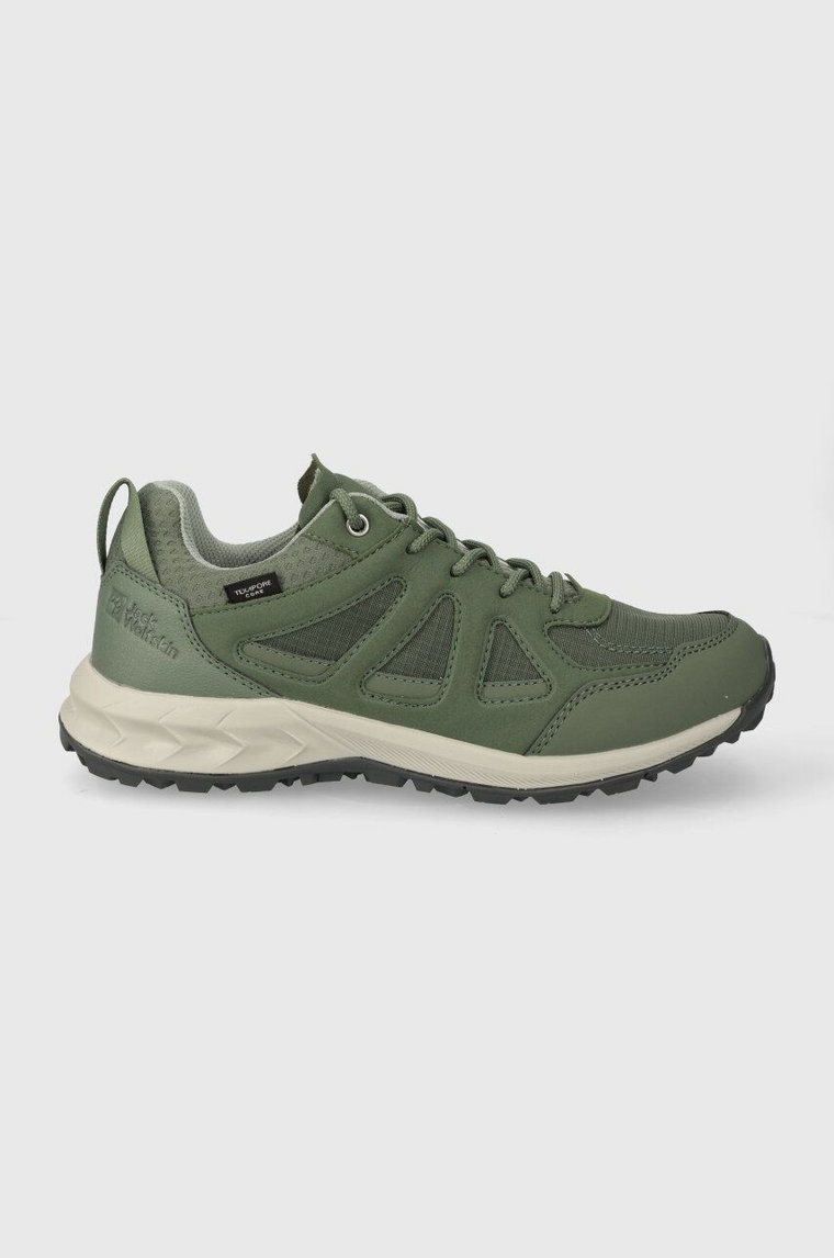 Jack Wolfskin buty Woodland 2 Texapore Low damskie kolor zielony