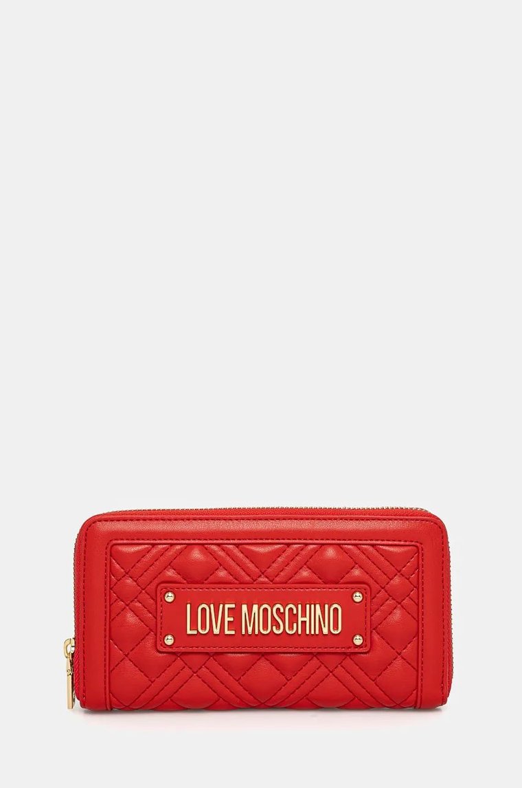 Love Moschino portfel damski kolor czerwony JC5600PP0L