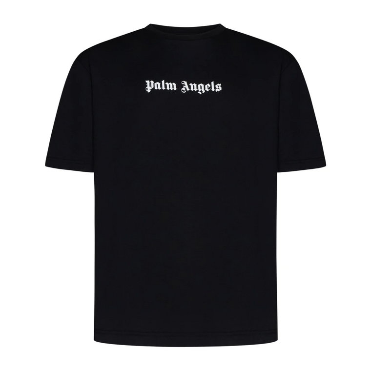 Czarna Koszulka Logo Slim Polo Palm Angels