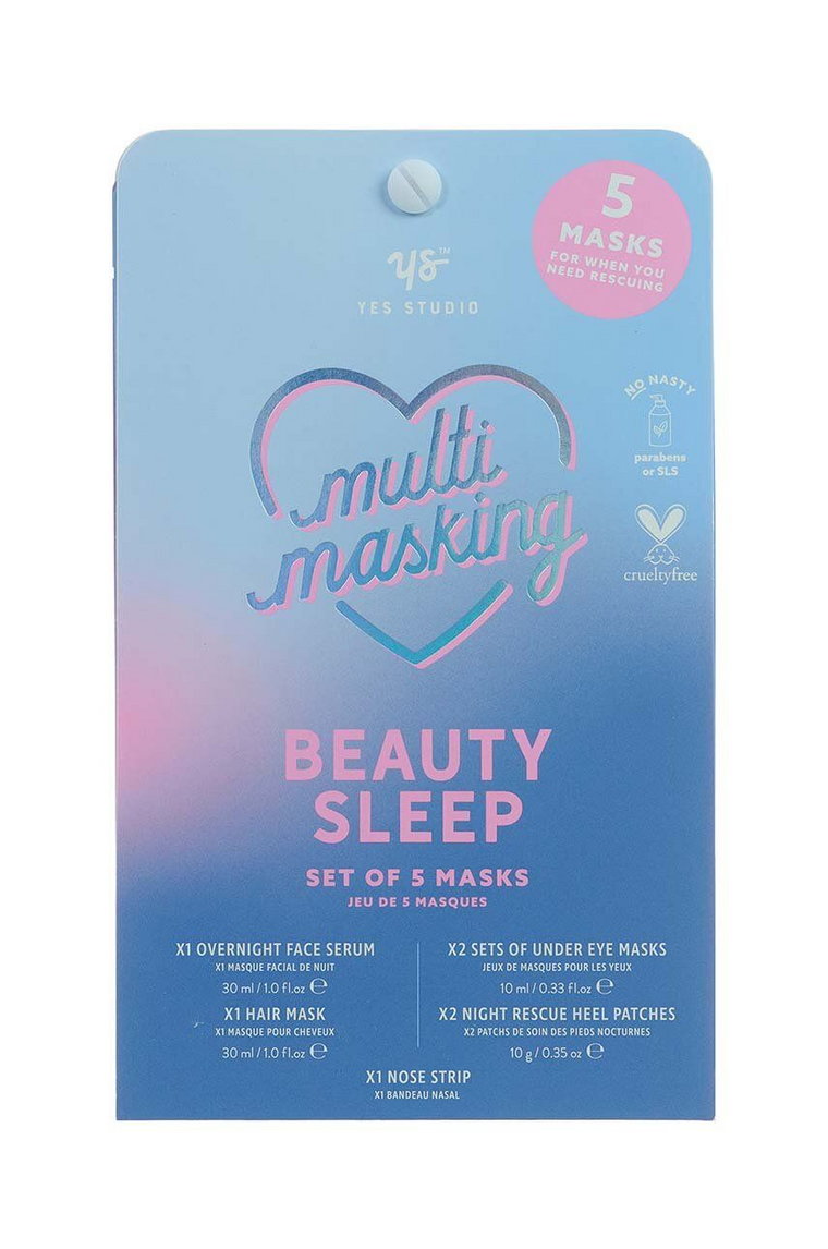 Yes Studio zestaw maseczek Beauty Sleep 5-pack