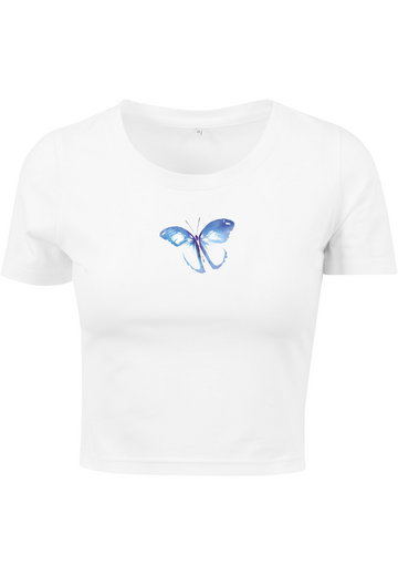 Merchcode Koszulka  niebieski / biały