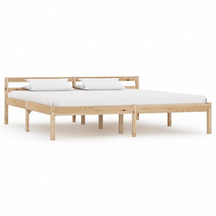 Rama łóżka, lite drewno sosnowe, 180 x 200 cm kod: V-283195