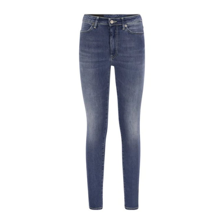 Iris Skinny Jeans, Wysoki Stan, Zwężaneogi Dondup