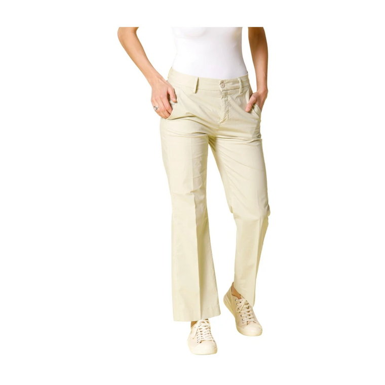 Zielone Spodnie Chino Cropped Mason's