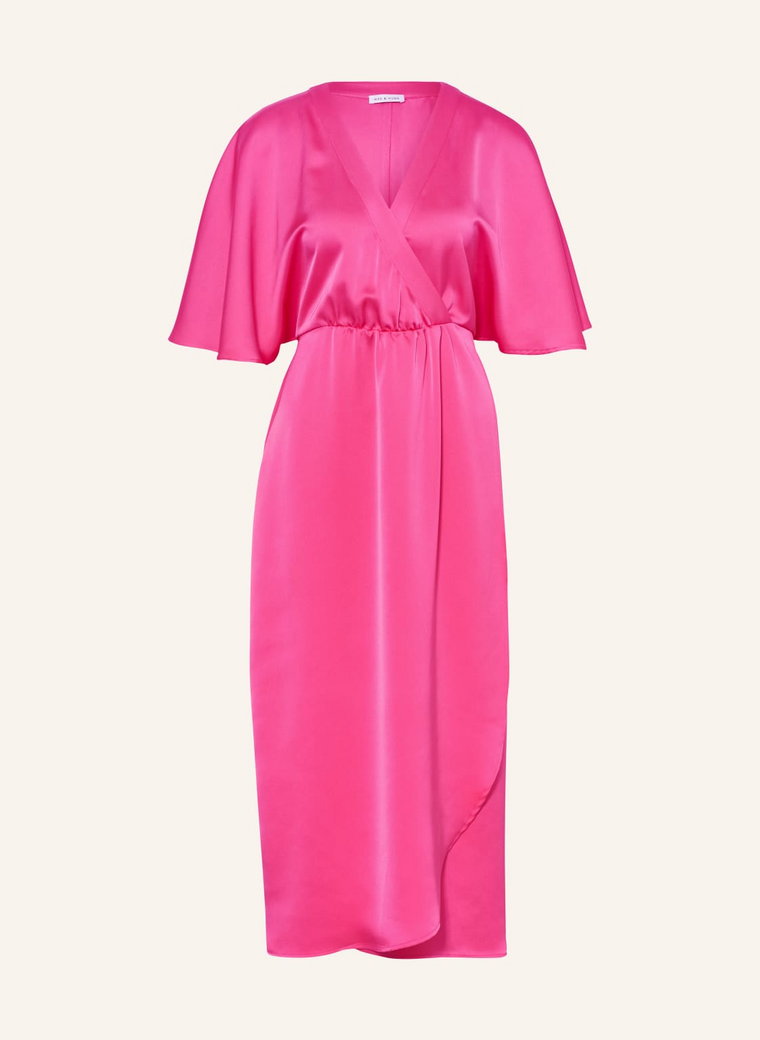 Mrs & Hugs Sukienka Satynowa pink