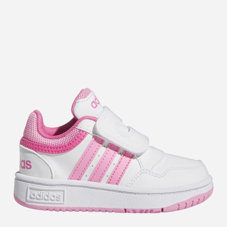 Tenisówki dziecięce dla dziewczynki na rzepy adidas Hoops 3.0 Cf I IG3719 25 Białe (4066765415929). Tenisówki i trampki dziewczęce