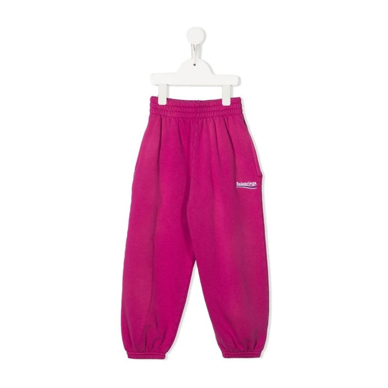 Bawełniane Spodnie dla Dziewczynek - Stylowe i Wysokiej Jakości Balenciaga