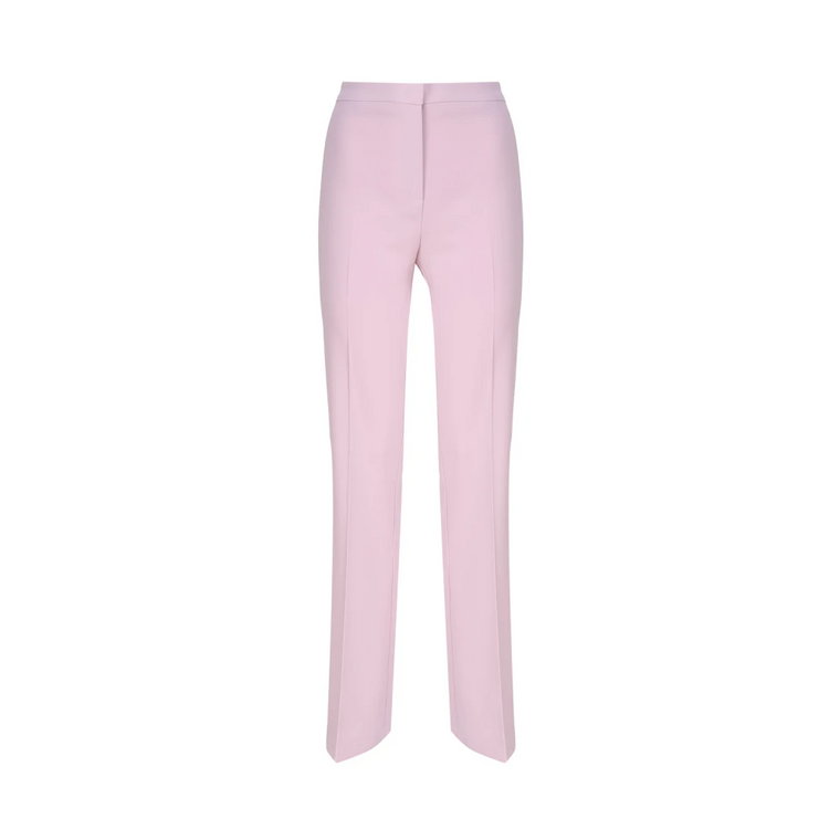 Spodnie Flare-Fit w Kolorze Różowym Pinko