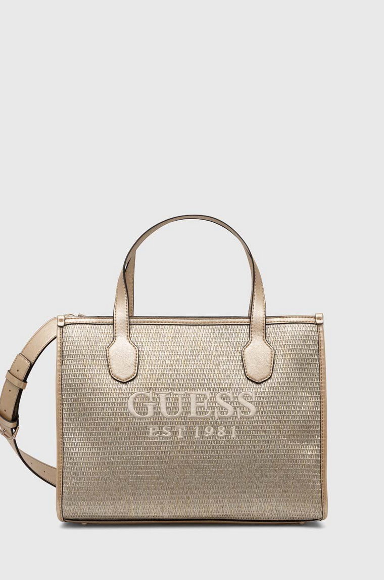 Guess torebka SILVANA kolor złoty HWWG86 65220