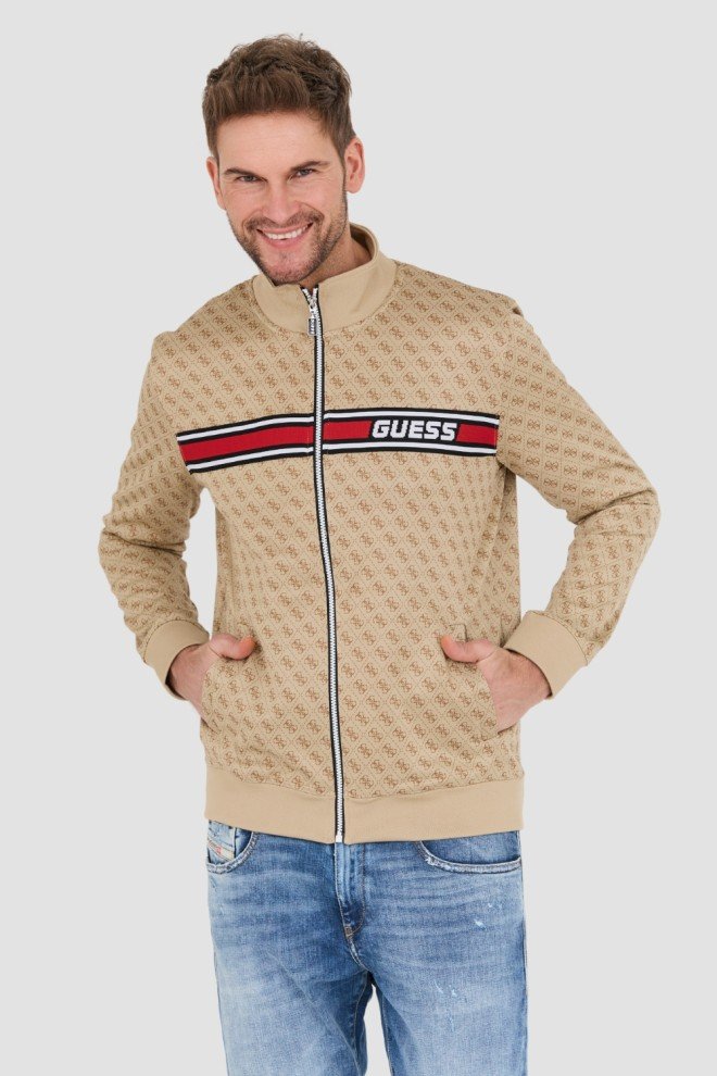 GUESS Beżowa bluza Korbin